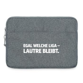 No matter which league - Lautre stays - Laptop bag 15" - heather grey - Front
