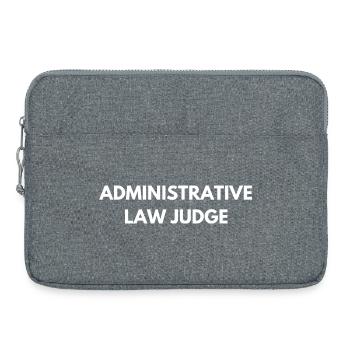 Administrative Law Judge Professional Apparel - Laptop bag 15" - heather grey - Front