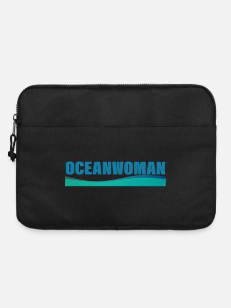 OCEANWOMAN - Sacoche pour ordinateur portable 15 pouces - noir