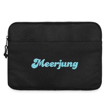 Meerjung Küste Meer Mann Fischkopp Schuppen Fan - Laptoptasche 15" - Schwarz - Vorne