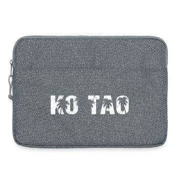 Ko Tao Thailand Palm Trees - Laptop bag 15" - heather grey - Front