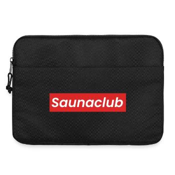Saunaclub Grafik - Laptoptasche 15" - Schwarz - Vorne