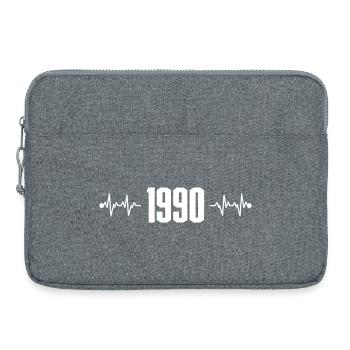 1990er Pulse Retro Heartbeat - Laptoptasche 15" - Grau meliert - Vorne