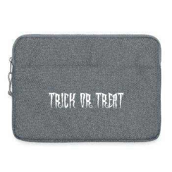 Trick or treat - Laptop bag 15" - heather grey - Front