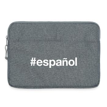 ESPANOL Espagnol Espagnol Hashtag - Sacoche pour ordinateur portable 15 pouces - gris chiné - Devant