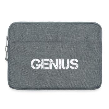 GENIUS - Laptoptasche 15" - Grau meliert - Vorne