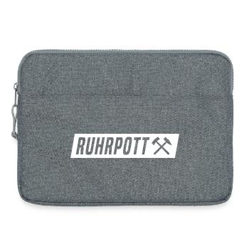 Ruhrpott - Ruhr Pott - Zeche - Zollverein - NRW - Laptoptasche 15" - Grau meliert - Vorne