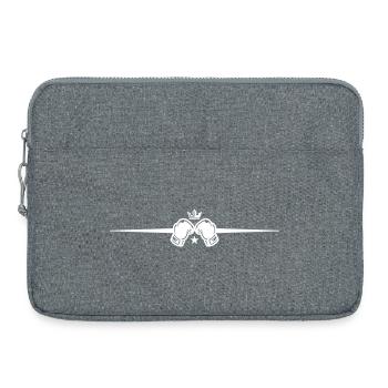 Boxing Gloves Symbol Boxing - Laptop bag 15" - heather grey - Front