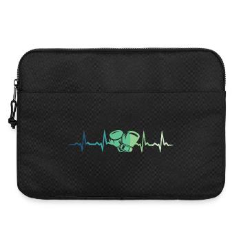 Boxe cadeau boxe battement de coeur arts martiaux - Sacoche pour ordinateur portable 15 pouces - noir - Devant