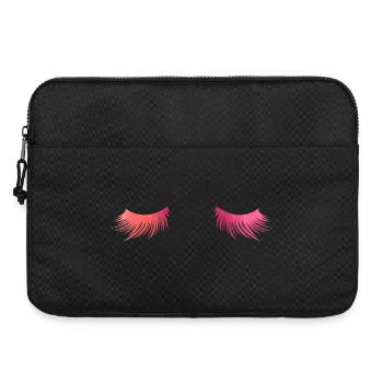 Lange schöne Wimpern - Geschenk - Laptoptasche 15" - Schwarz - Vorne