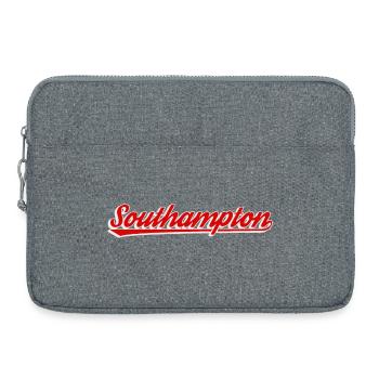 Southampton England Font - Laptop bag 15" - heather grey - Front