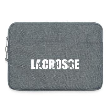 Joueurs de crosse - Sacoche pour ordinateur portable 15 pouces - gris chiné - Devant