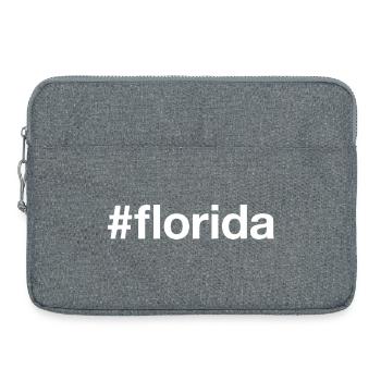 Hashtag de FLORIDE - Sacoche pour ordinateur portable 15 pouces - gris chiné - Devant