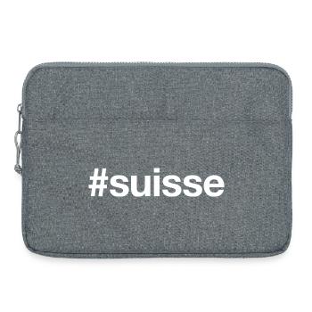 SUISSE Switzerland Schweiz - Laptop bag 15" - heather grey - Front