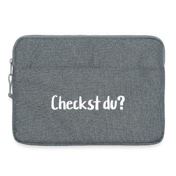 Vérifiez-vous ? - Sacoche pour ordinateur portable 15 pouces - gris chiné - Devant