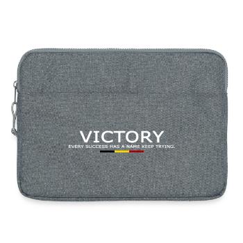 Victory EVERY SUCCESS HAS A NAME KEEP TRYING BELGE - Sacoche pour ordinateur portable 15 pouces - gris chiné - Devant
