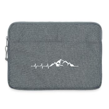 Need design image to proceed - Laptop bag 15" - heather grey - Front