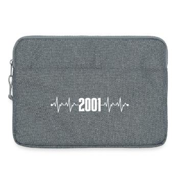 Awaiting design upload - Laptop bag 15" - heather grey - Front