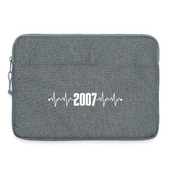 Herzschlag 2007 - Laptoptasche 15" - Grau meliert - Vorne