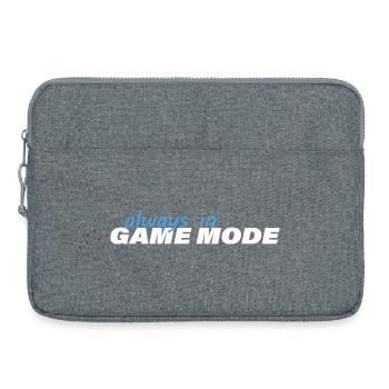 TOUJOURS EN MODE JEU - Sacoche pour ordinateur portable 15 pouces - gris chiné - Devant