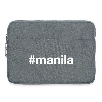 MANILA Hashtag Philippinen - Laptoptasche 15" - Grau meliert - Vorne