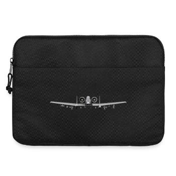 A-10 fighter aircraft - Laptop bag 15" - black - Front