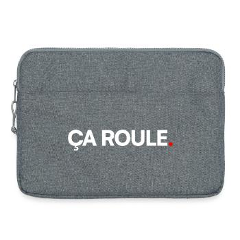 Es rollt - Laptoptasche 15" - Grau meliert - Vorne
