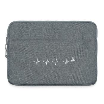 Point de repère Heartbeat - Sacoche pour ordinateur portable 15 pouces - gris chiné - Devant