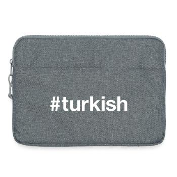 TÜRKISCH Turkish Türkei - Laptoptasche 15" - Grau meliert - Vorne