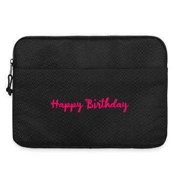 HAPPY BIRTHDAY. ANNIVERSAIRE. - Sacoche pour ordinateur portable 15 pouces - noir - Devant
