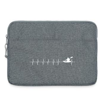 Kayak Pulse sur la rivière Graphique - Sacoche pour ordinateur portable 15 pouces - gris chiné - Devant