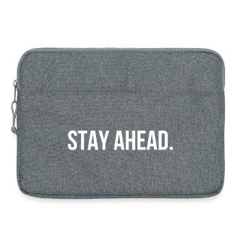 STAY AHEAD. | Greyline Official - Laptop bag 15" - heather grey - Front