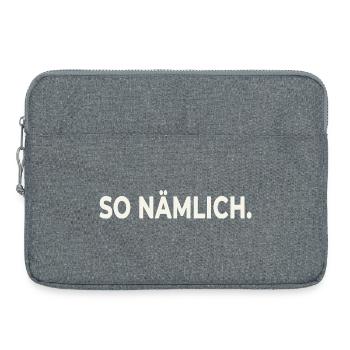 THAT'S HOW IT IS. – Statement Design - Laptop bag 15" - heather grey - Front