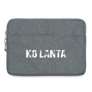 Ko Lanta Thailand Palm Trees - Laptop bag 15" - heather grey - Front