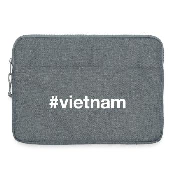 VIETNAM Hashtag - Sacoche pour ordinateur portable 15 pouces - gris chiné - Devant