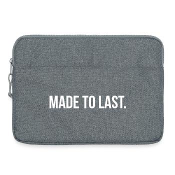 MADE TO LAST. | Greyline Official - Laptop bag 15" - heather grey - Front