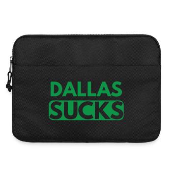 Dallas est nul - Sacoche pour ordinateur portable 15 pouces - noir - Devant