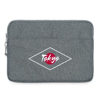 Tokyo Neon Kreislogo - Laptoptasche 15" - Grau meliert - Vorne