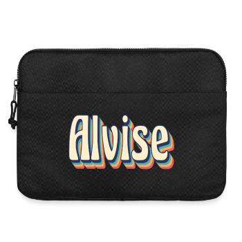 Alvise t-shirt rétro t-shirt vintage idée cadeau - Sacoche pour ordinateur portable 15 pouces - noir - Devant