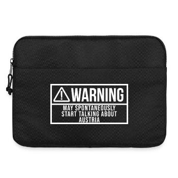 Österreich, Österreich, Österreich - Laptoptasche 15" - Schwarz - Vorne