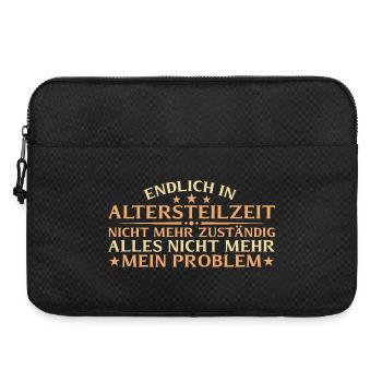 Altersteilzeit nicht mehr zuständig - Frührente - Laptoptasche 15" - Schwarz - Vorne