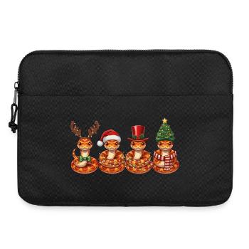 Lumières de Noël Serpent des Blés - Sacoche pour ordinateur portable 15 pouces - noir - Devant