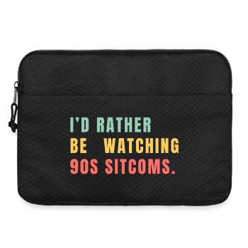 I’d Rather Be Watching 90s Sitcoms - Laptoptasche 15" - Schwarz - Vorne