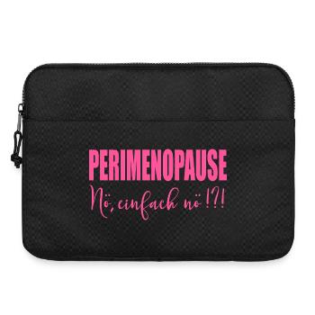 Perimenopause Frauen Stimmung - Laptoptasche 15" - Schwarz - Vorne