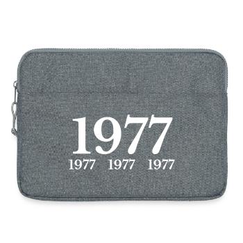 1977 - Laptoptasche 15" - Grau meliert - Vorne
