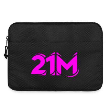 21M Bitcoin Supply Crypto Design 21 Limite Million - Sacoche pour ordinateur portable 15 pouces - noir - Devant