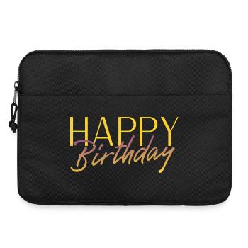 Happy Birthday - Laptoptasche 15" - Schwarz - Vorne