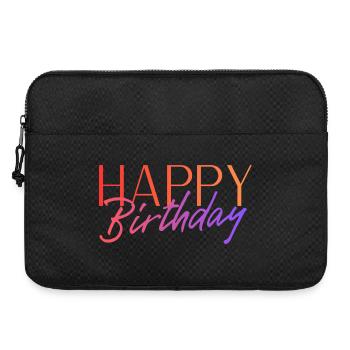 Bon anniversaire - Sacoche pour ordinateur portable 15 pouces - noir - Devant