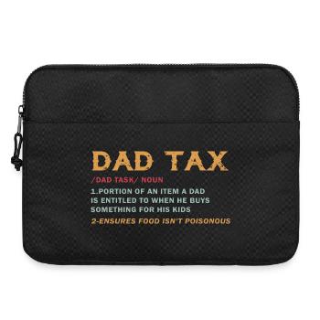 Vatersteuer: Geschenklast der Kinder - Laptoptasche 15" - Schwarz - Vorne