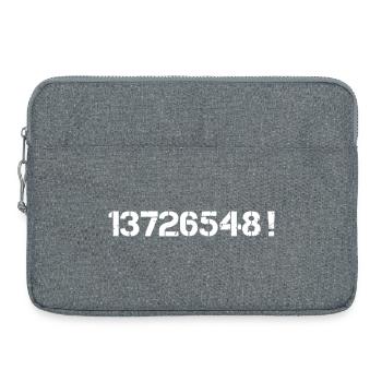 13726548 moteur V8 Dictons Voiture à cylindre à piston - Sacoche pour ordinateur portable 15 pouces - gris chiné - Devant